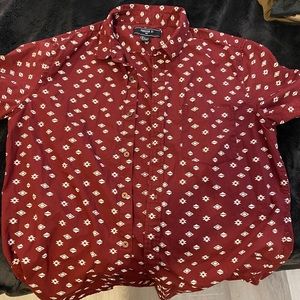 Men’s button up tribal shirt